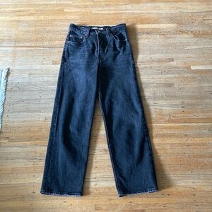 Levi’s Ribcage straight ankle jeans